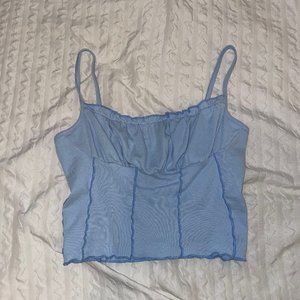 Shein Light Blue Tank Size S
